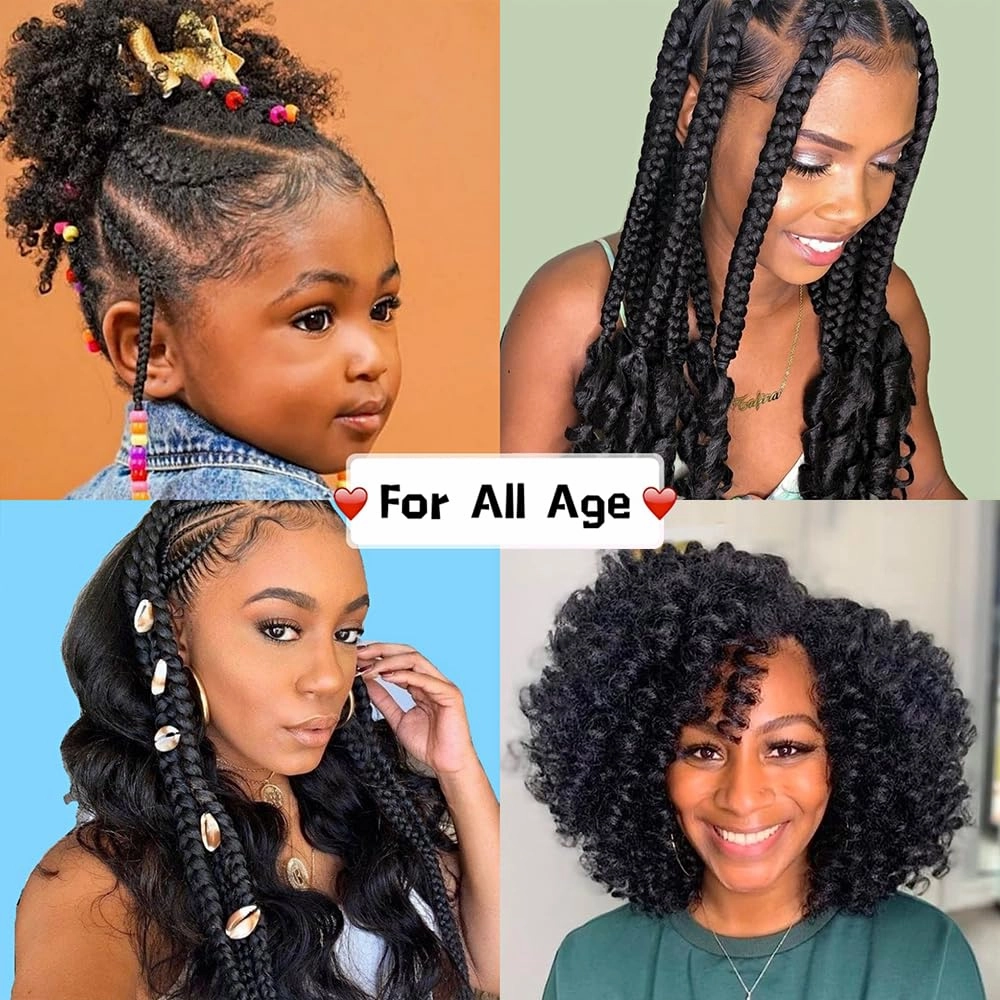 Niawigs Brazilian Human Bulk Braiding Hair Deep Curly No Weft Human Hair for Braiding 100 Percent Human Hair for Bohemian Kontless Natural Black 100 Gram Per Bundle (20 Inch, Deep Curly)