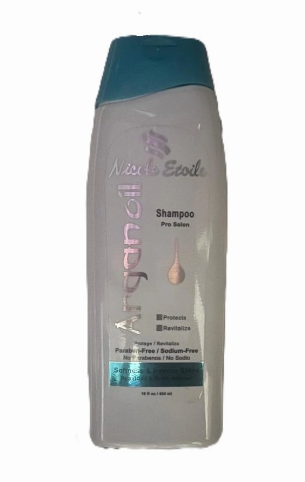 Nicole Etoile Argan Oil Shampoo, Paraben Free, Sodium Free, 16 fl oz