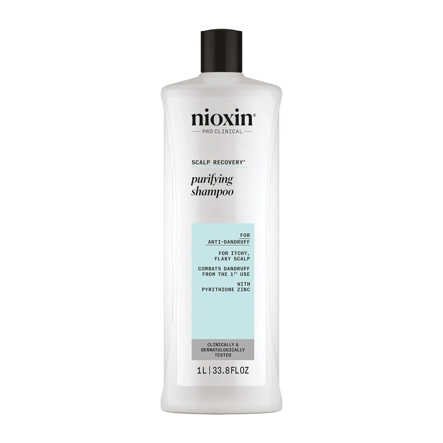 Nioxin Scalp Recovery Purifying Shampoo For Itchy, Flaky Scalp Anti-Dandruff Formulated with Pyrithione Zinc