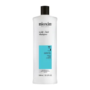 Nioxin System 3 Scalp   Hair Thickening Shampoo for Colored, Dry, & Damaged Hair with Light Thinning |Maintain Vibrant Color |Cleanse, Strengthen & Nourish with Niacinamide & Biotin |Cleanse Build-Up