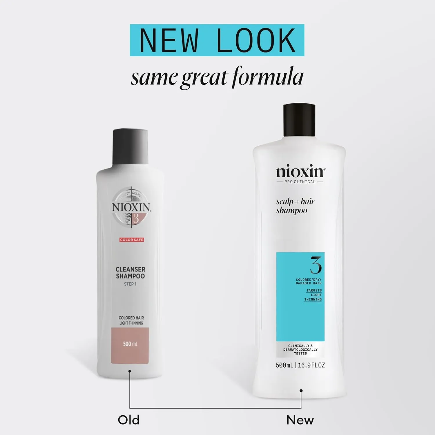 Nioxin System 3 Scalp   Hair Thickening Shampoo for Colored, Dry, & Damaged Hair with Light Thinning |Maintain Vibrant Color |Cleanse, Strengthen & Nourish with Niacinamide & Biotin |Cleanse Build-Up