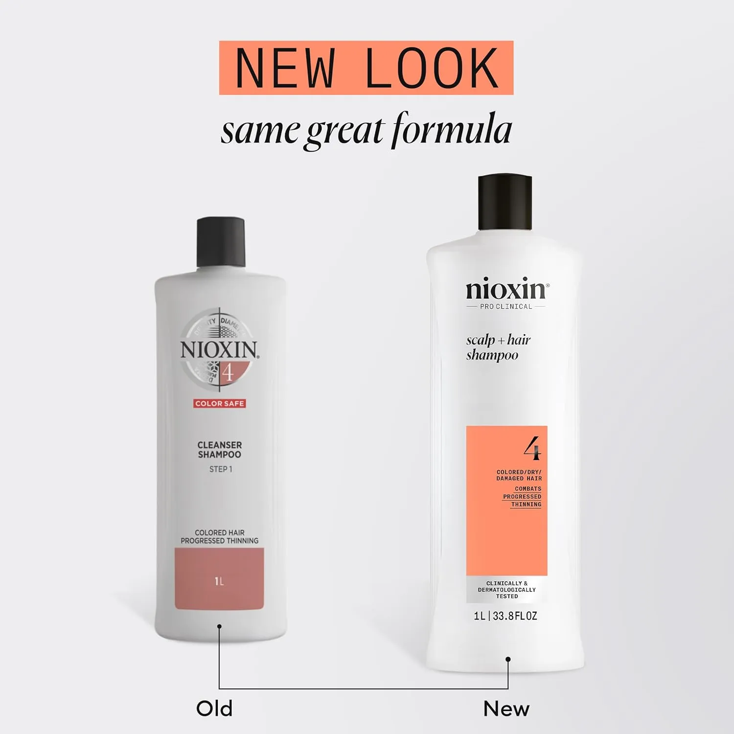 Nioxin System 4 Scalp   Hair Thickening Shampoo For Colored, Dry, & Damaged Hair with Progressed Thinning Maintain Vibrant Color Nourish & Boost Hair Density with Niacinamide & Biotin