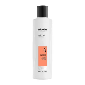Nioxin System 4 Scalp   Hair Thickening Shampoo For Colored, Dry, & Damaged Hair with Progressed Thinning Maintain Vibrant Color Nourish & Boost Hair Density with Niacinamide & Biotin