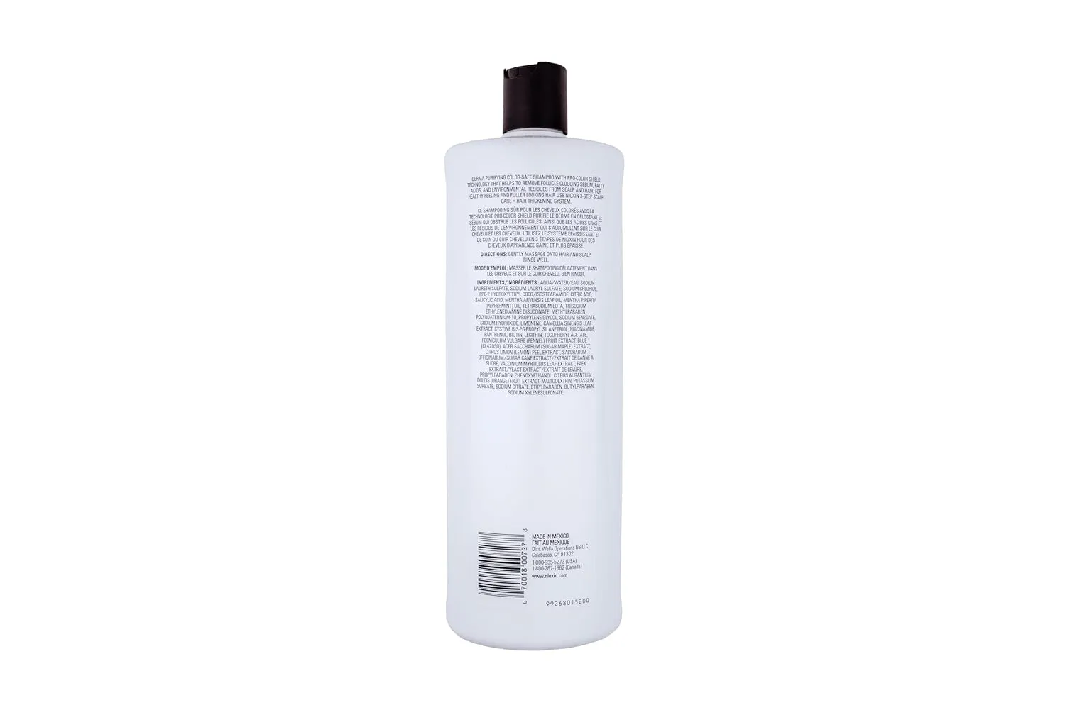 Nioxin System 4 Scalp   Hair Thickening Shampoo For Colored, Dry, & Damaged Hair with Progressed Thinning Maintain Vibrant Color Nourish & Boost Hair Density with Niacinamide & Biotin