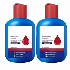Nipori Shampoo,Professional Anti-Dandruff Shampoo 300ml, Helps Control Oil And Reduce Dandruff For Men Women (2PCS)