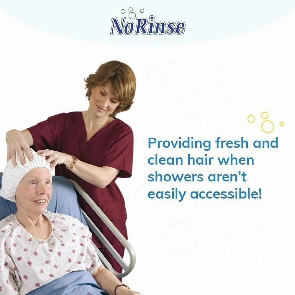 No-Rinse Shampoo Cap by Cleanlife Products, Shampoo and Condition Hair with no Water or Rinsing - Microwaveable, Latex-Free and Alcohol-Free (Pack of 5)