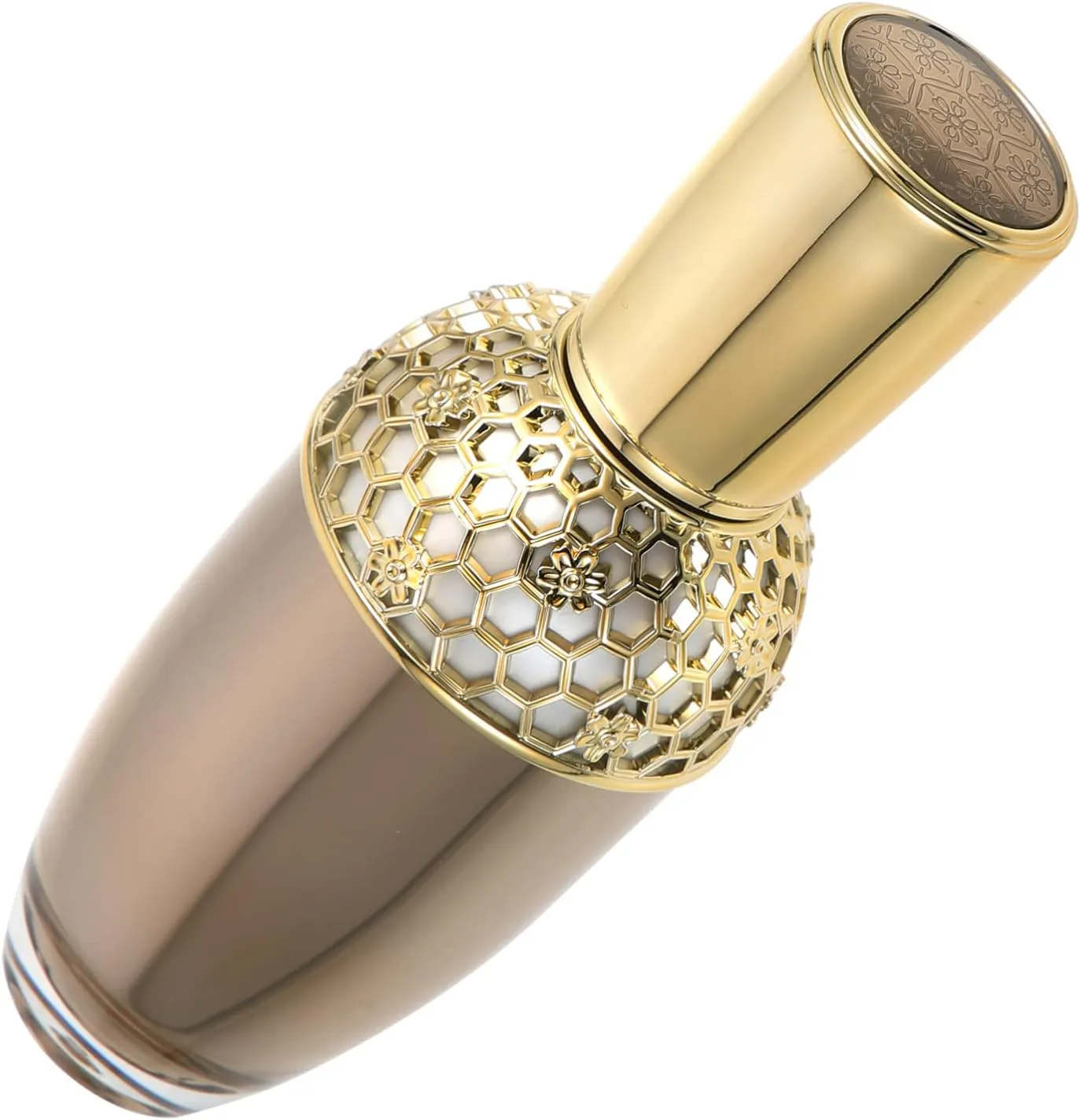 NOLITOY 50ml Mirror Gold Acrylic Cream Container Press-Type Travel Bottle for Cosmetics Fine Craftsmanship