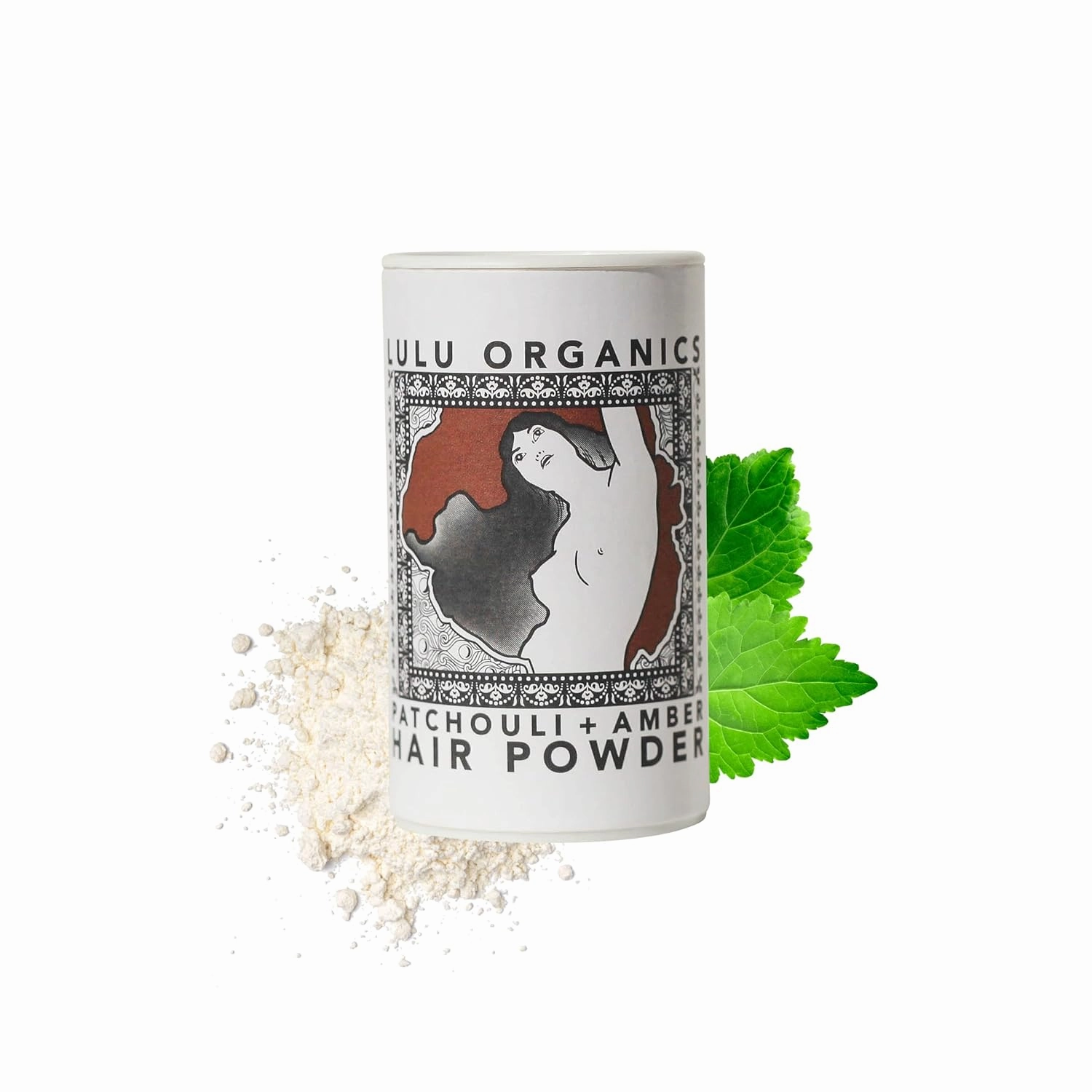 Non Aerosol Dry Shampoo Powder for Dark, Blonde and Oily Hair, All Natural Organic Hair and Body Powder, Paraben &Talc free No White Cast Synthetic Fragrance, Travel Size, Patchouli and Amber -1oz