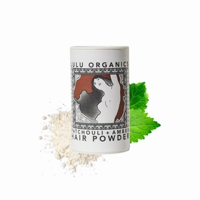 Non Aerosol Dry Shampoo Powder for Dark, Blonde and Oily Hair, All Natural Organic Hair and Body Powder, Paraben &Talc free No White Cast Synthetic Fragrance, Travel Size, Patchouli and Amber -1oz