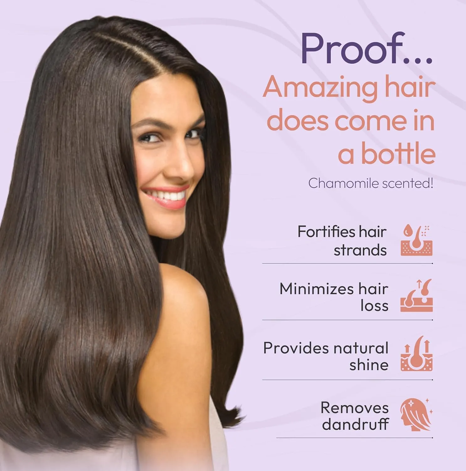 Nora Ross Garlic Shampoo with Chamomile Scent – Hair Growth Shampoo for Men and Women – Volumizing and Thickening Formula with Argan Oil and Amino Acids for Normal to Dry Hair – 32oz