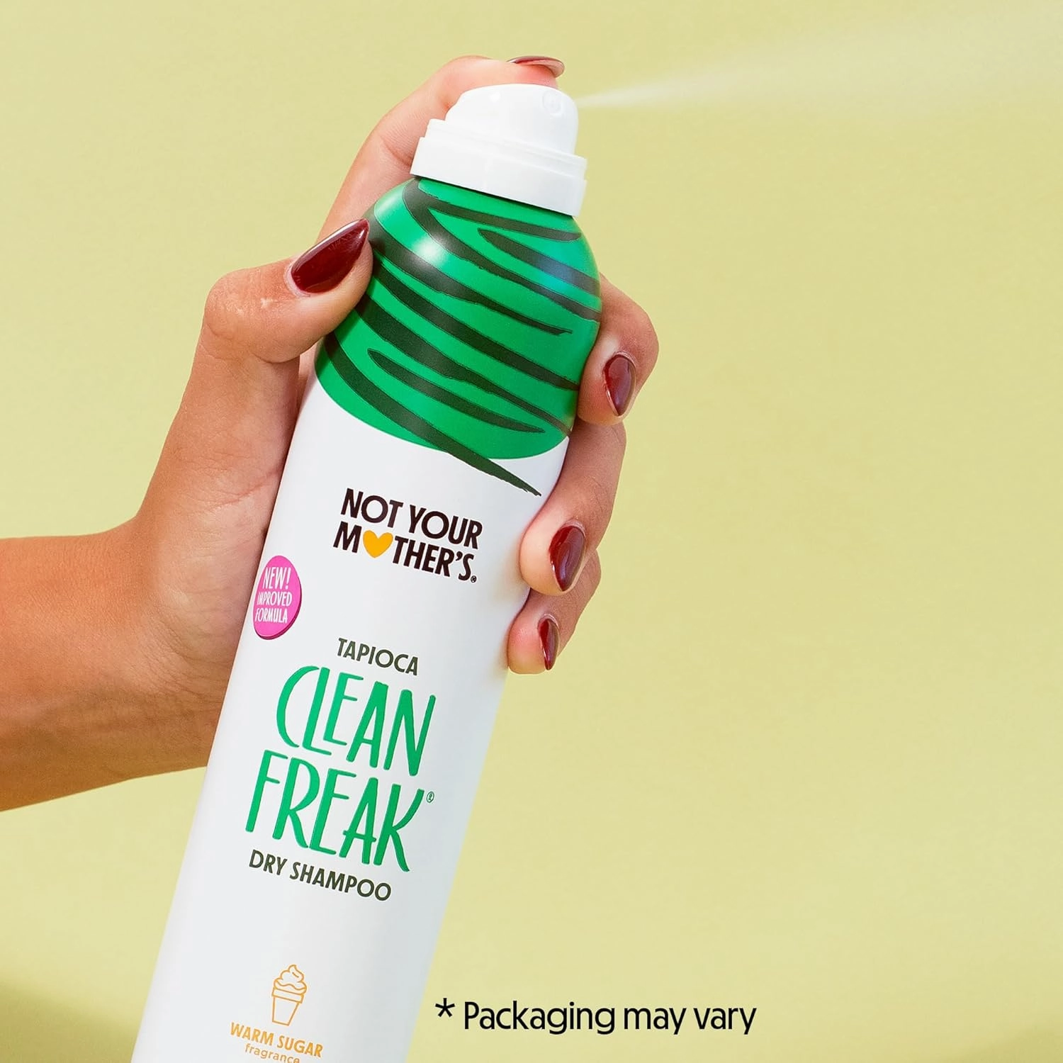 Not Your Mother's Clean Freak Tapioca Dry Shampoo - (4-Pack) 7 oz - Refreshing Dry Shampoo Instantly Absorbs Oil - Hair Essentials for All Hair Types