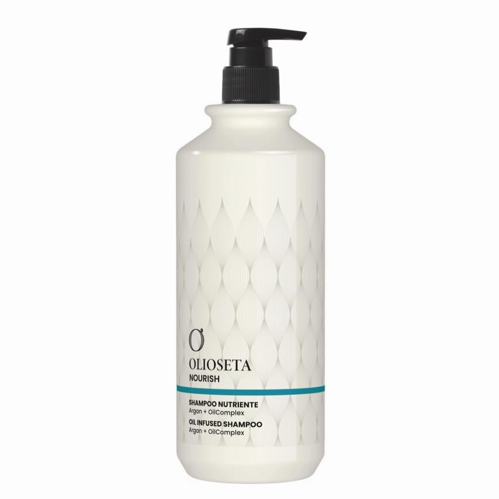 Nourish Oil Infused Shampoo, Certified Organic Argan Oil Ultra Nourishing, Hydrating, Anti-Frizz by Barex Italiana (33.8 fl.oz. (1000ml))