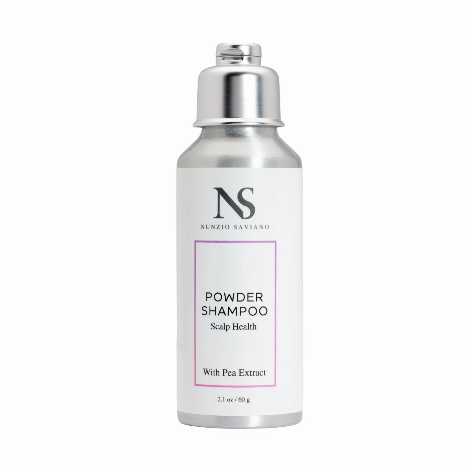 Nunzio Saviano Powder Shampoo Scalp Health for Women | Best Non Aerosol, Dry Shampoo for Dark Hair 2.1 oz / 60 g
