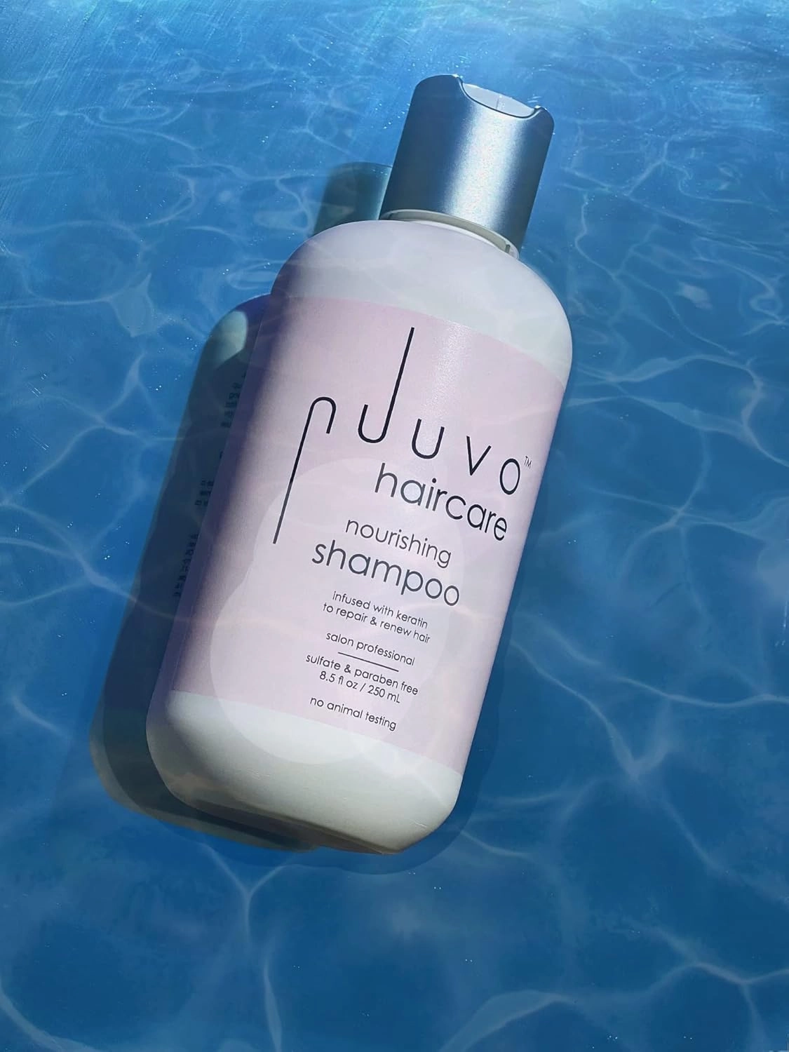 Nuuvo Haircare Nourishing Hair Shampoo - 8.5oz, Salon Professional Daily Wash Shampoo, Sulfate Free Moisturizing Formula, Infused with Coconut & Argan Oil   Keratin, Paraben Free, No Animal Testing