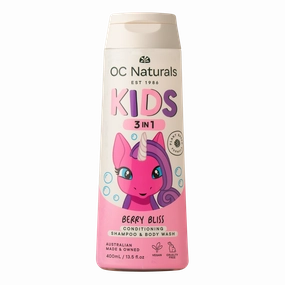 OC Kids 3in1 Berry Bliss Conditioning Shampoo & Body Wash 400ml