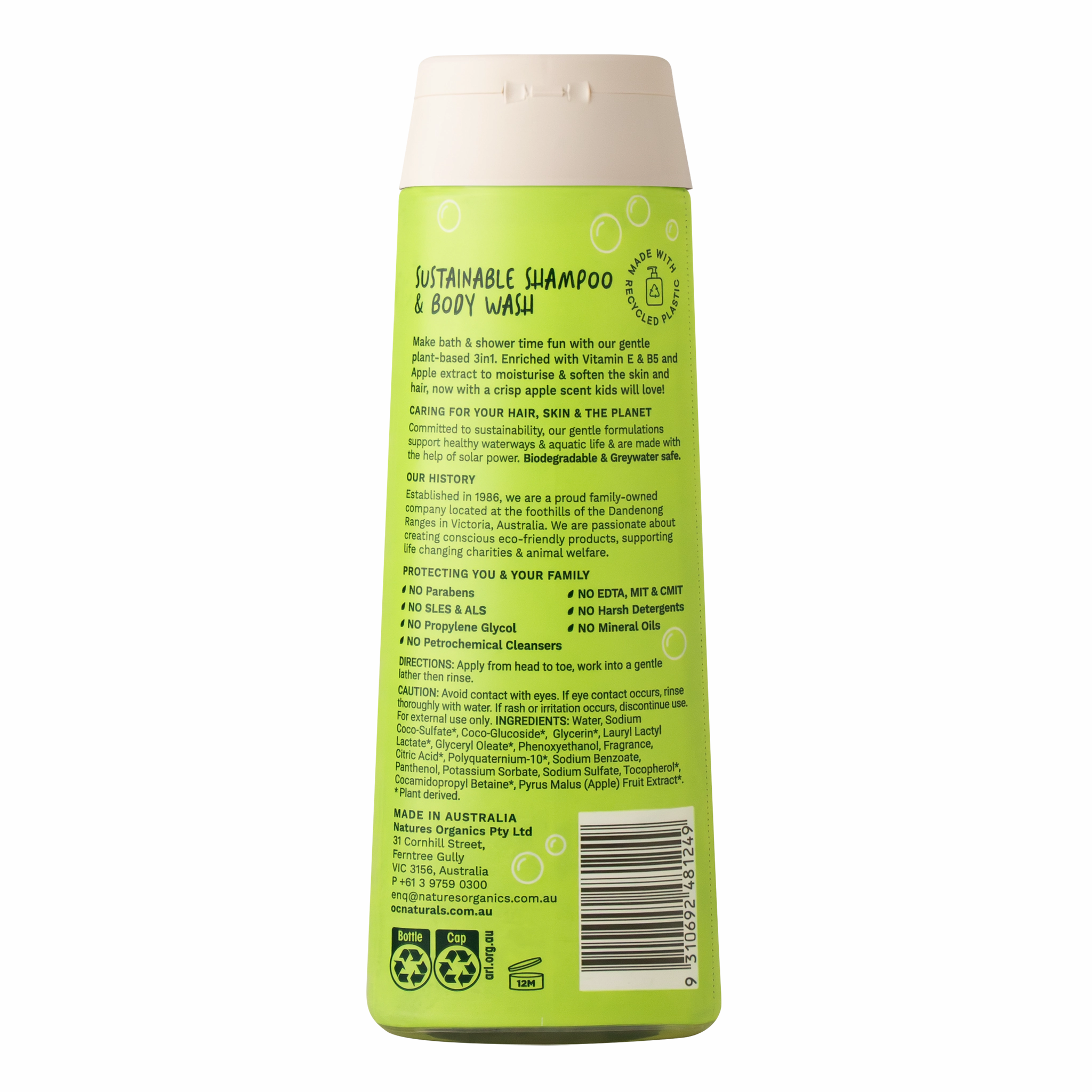 OC Kids 3in1 Fruit Blast Conditioning Shampoo & Body Wash 400ml