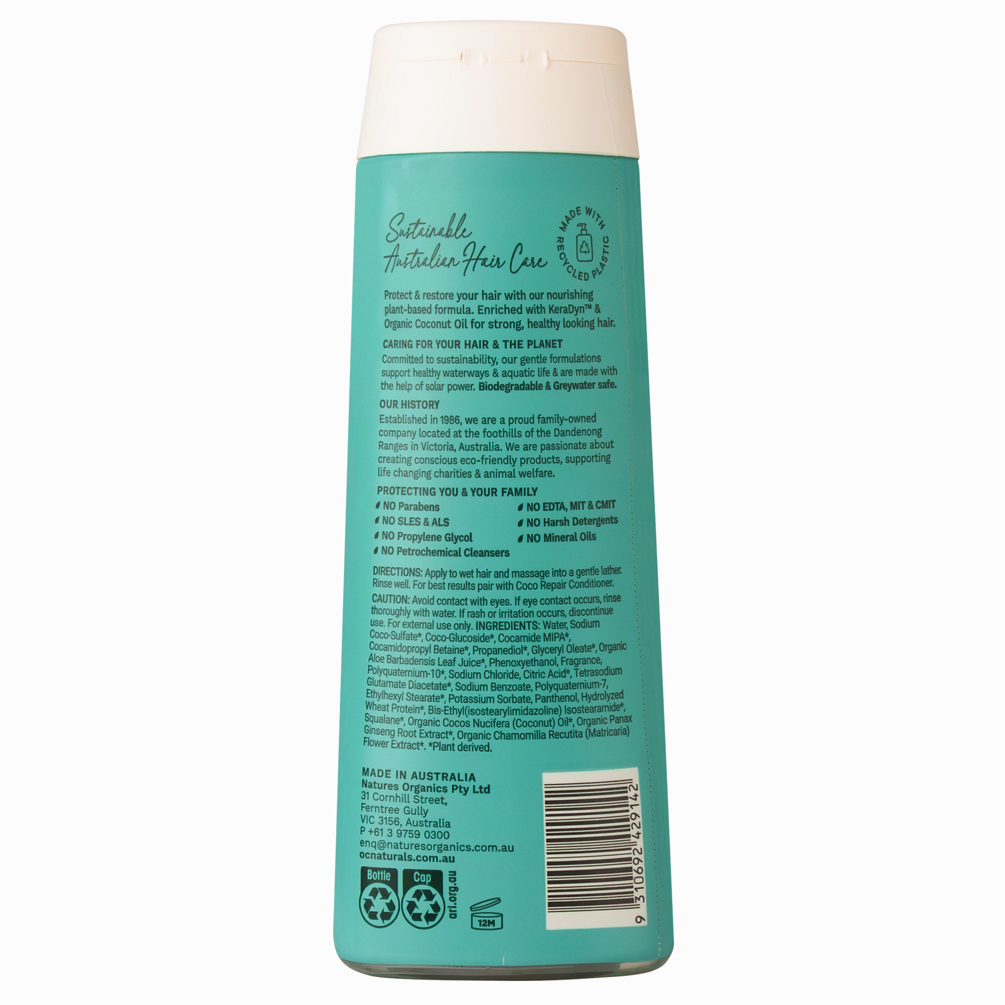 OC Naturals Coco Repair Shampoo 400ml