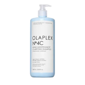 Olaplex Nº.4C Bond Maintenance Clarifying Shampoo, Deep Cleans, Softens, Restores Shine, & Clarity, For All Hair Types Experiencing Product Buildup or Excess Oil, 1 Liter