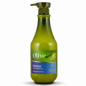 Olive Shampoo with Organic Olive Oil | Hydrating Shampoo for Dry Damaged Hair | Paraben Free, Natural & Deep Cleansing, 27 fl oz