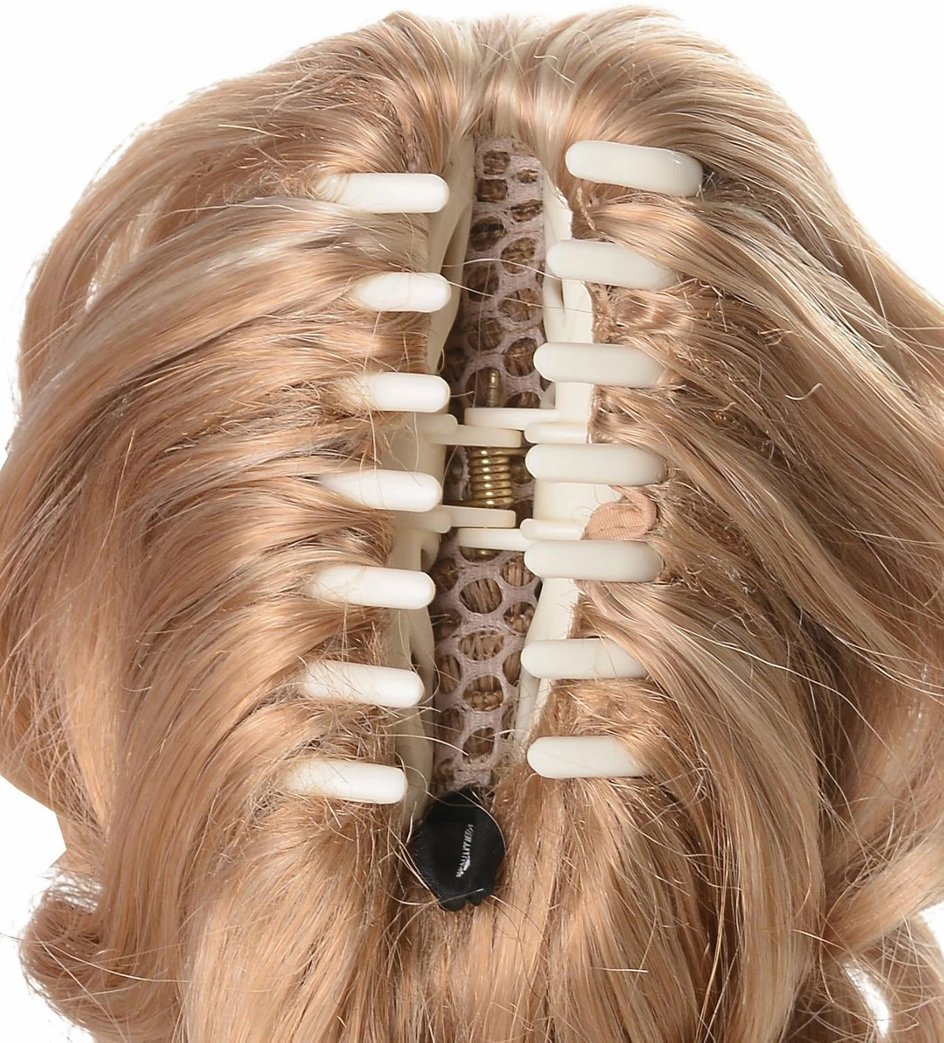 Onedor 12" Synthetic Fiber Natural Textured Curly Ponytail Clip In/On Hair Extension Hairpiece (2# - Darkest Brown)