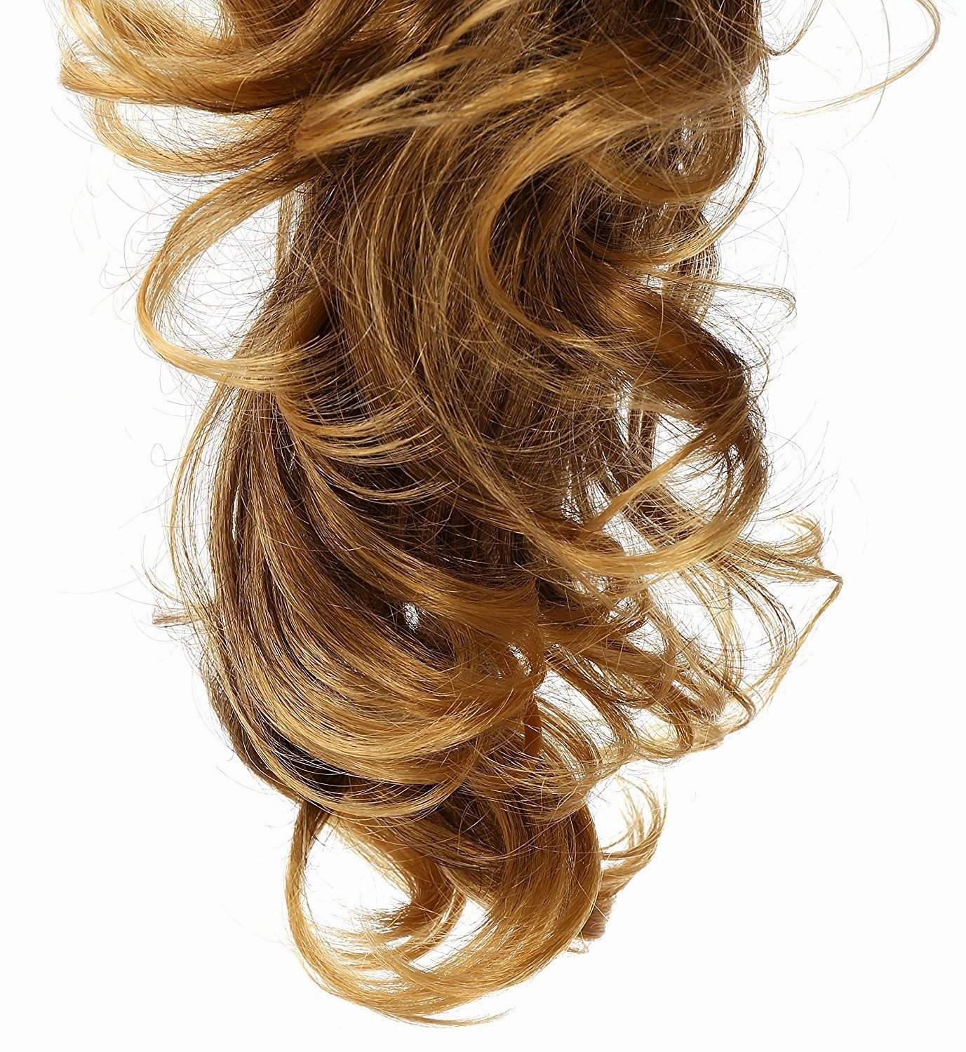OneDor 20" Curly Synthetic Clip In Claw Drawstring Ponytail Hair Extension Synthetic Hairpiece 190g with a jaw/claw clip (1224B)