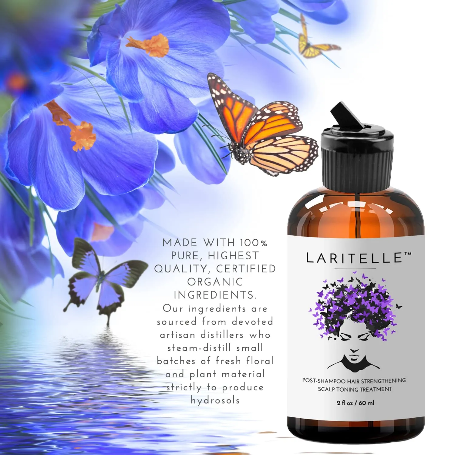 Organic Post-Shampoo Hair Strengthening & Scalp Toning Treatment for Men & Women 3 x 2 oz | Fortifying, Strengthening & Rejuvenating | Stops Hair Shedding, Promotes New Hair Growth