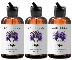 Organic Post-Shampoo Hair Strengthening & Scalp Toning Treatment for Men & Women 3 x 2 oz | Fortifying, Strengthening & Rejuvenating | Stops Hair Shedding, Promotes New Hair Growth