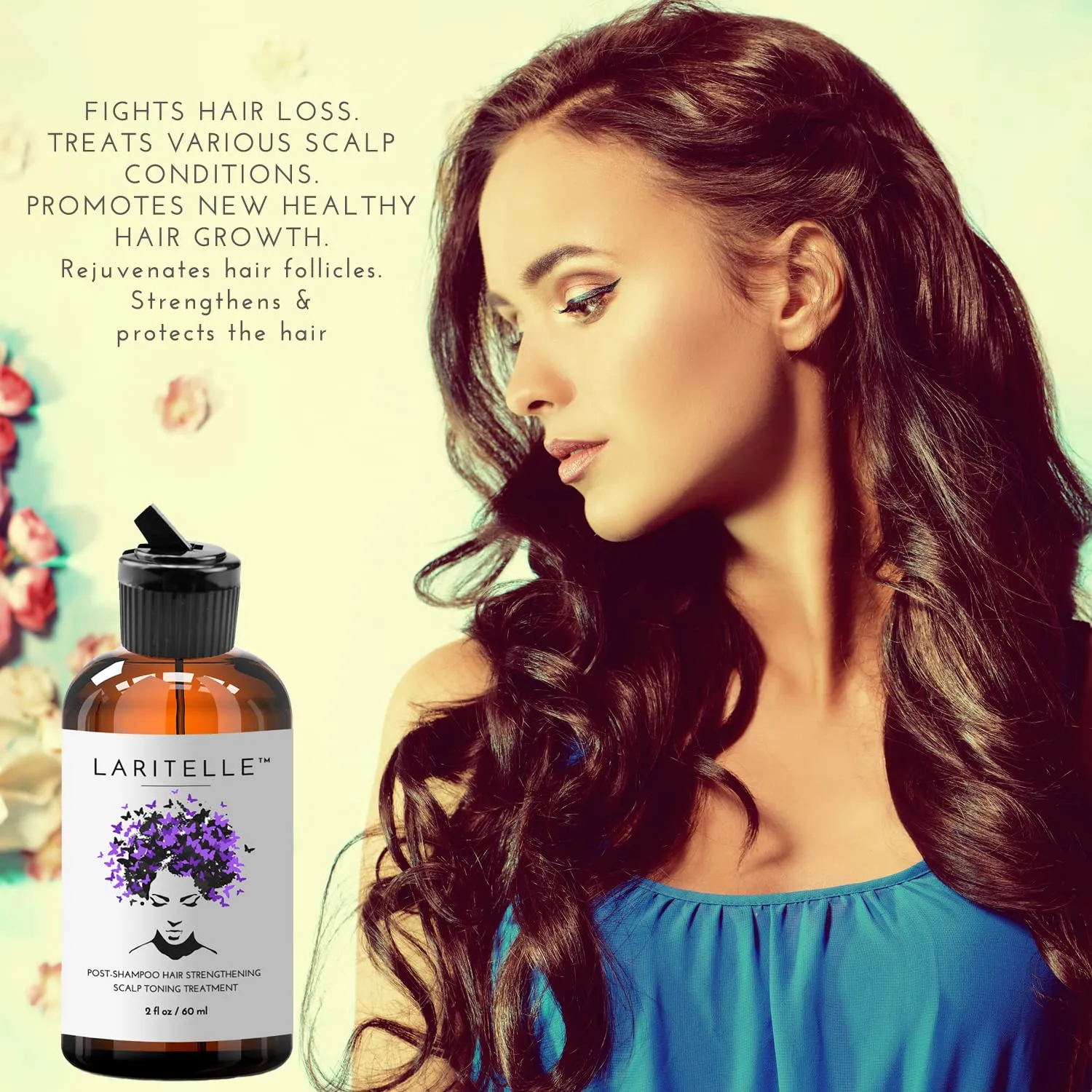 Organic Post-Shampoo Hair Strengthening & Scalp Toning Treatment for Men & Women 3 x 2 oz | Fortifying, Strengthening & Rejuvenating | Stops Hair Shedding, Promotes New Hair Growth