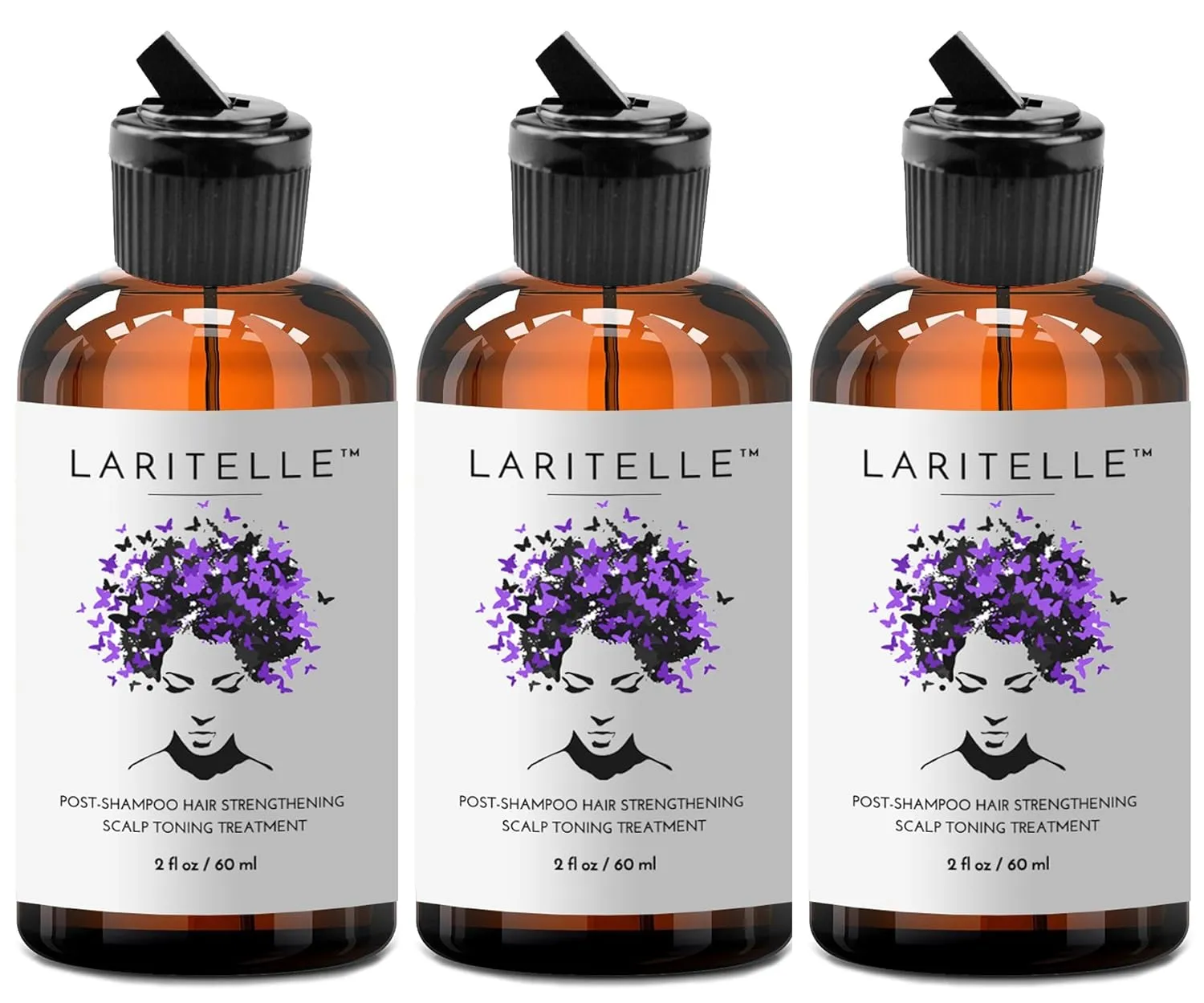 Organic Post-Shampoo Hair Strengthening & Scalp Toning Treatment for Men & Women 3 x 2 oz | Fortifying, Strengthening & Rejuvenating | Stops Hair Shedding, Promotes New Hair Growth
