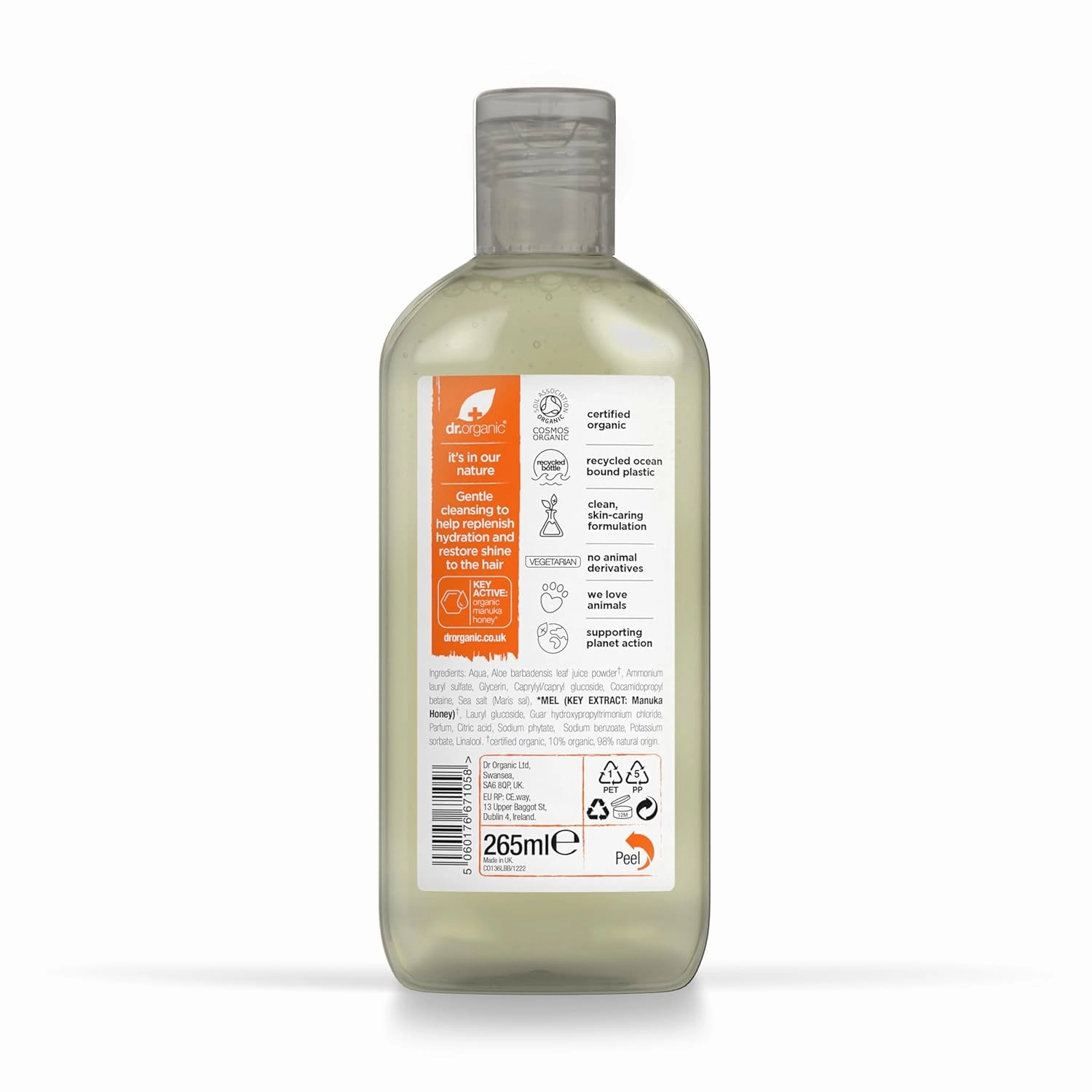Organic Doctor Manuka Honey, Shampoo, 9 Fluid Ounce