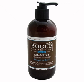 Organic SHAMPOO with added Argan & Kukui oils- BOGUE No.9 Shangri La Blend -Sulfate & Paraben Free with Enlightening local flora Orange, Lavender, Rosemary & Sage
