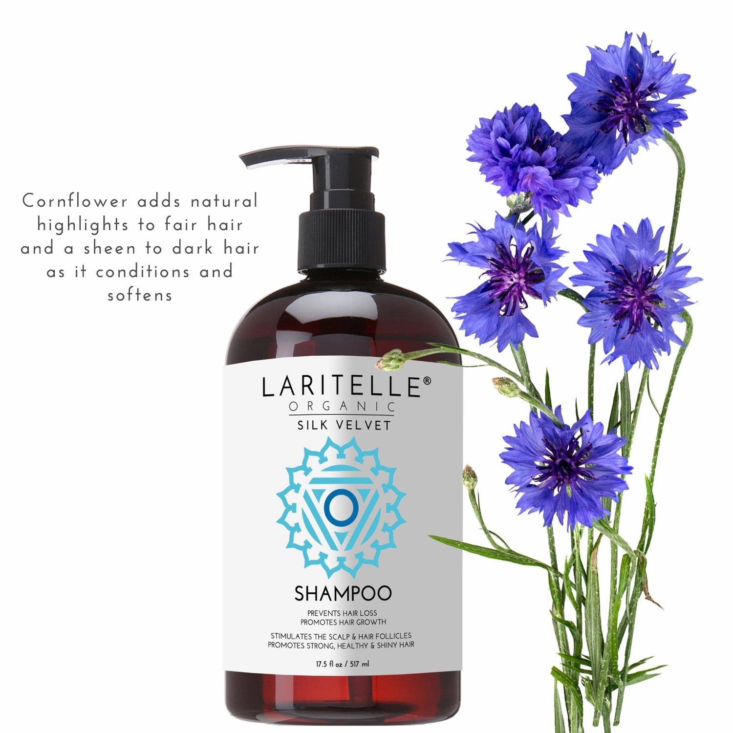 Organic Strengthening Hair Loss Prevention Shampoo Silk Velvet | Chamomile, Geranium, Biotin, Plant-based Keratin   Follicle Stimulating Rosemary, Ravintsara & Myrtle
