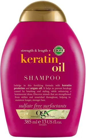 Organix Anti-Breakage Keratin Oil Shampoo,13 Ounce (2 Pack)