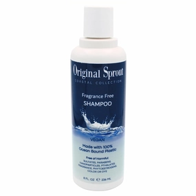 Original Sprout Coastal Collection Shampoo for All Hair Types, Fragrance-Free Shampoo, Vegan, 8 oz. Bottle