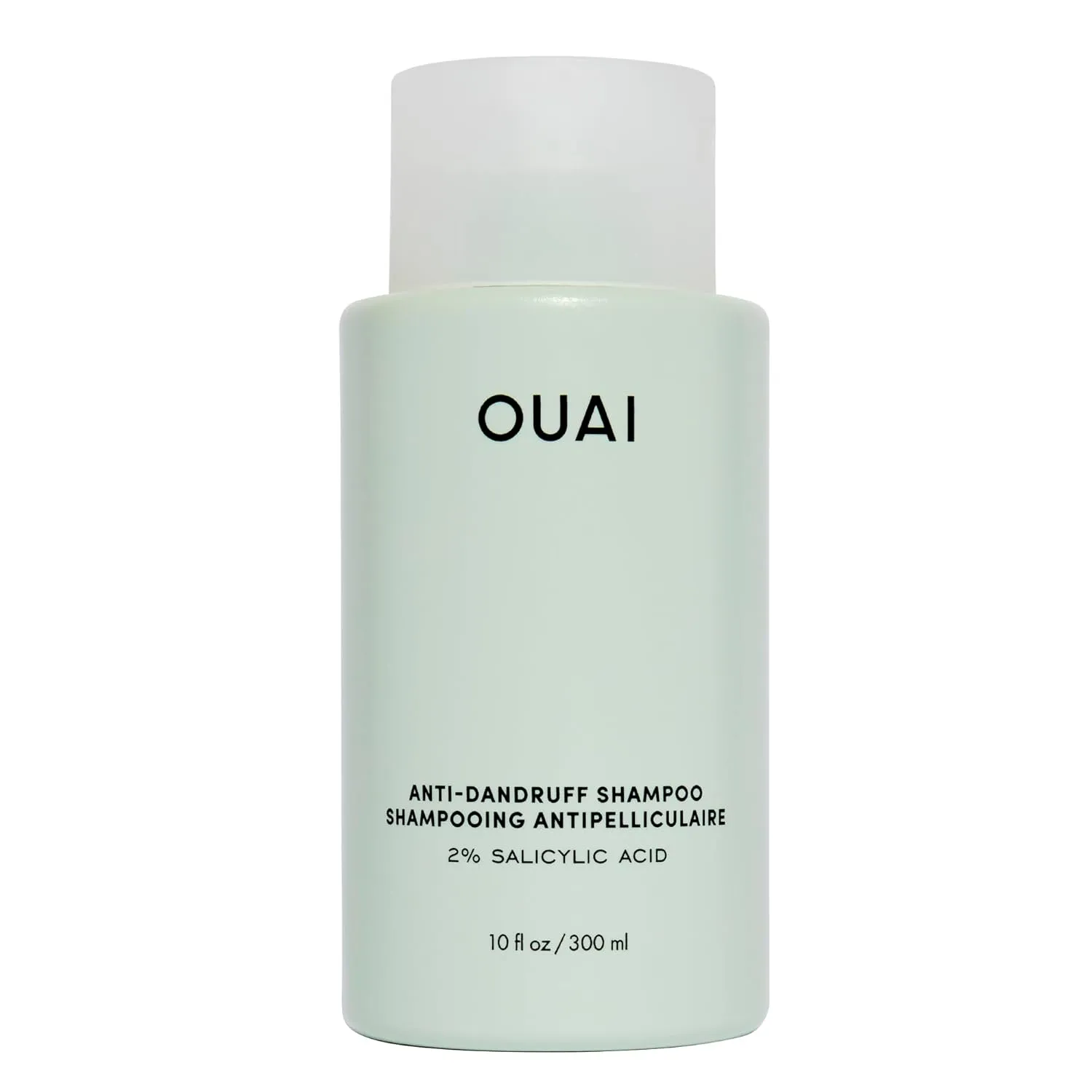OUAI Anti Dandruff Shampoo - Soothing Salicylic Acid Shampoo for Flaky, Dry and Itchy Scalp - Reduces Itching, Redness and Irritation - Sulfate Free Scalp Care (10 Fl Oz)