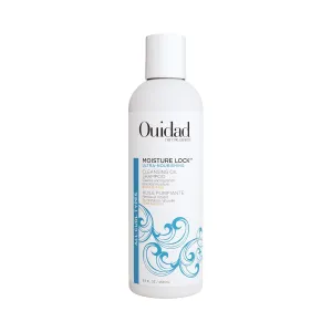 Ouidad Moisture Lock Ultra Nourishing Cleansing Oil Shampoo for Curly Hair, Shampoo for Women & Men, Rehydrates Dry, Damaged Curls, Color Safe Shampoo, All Curl Types