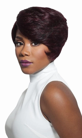 Outre Velvet Brazilian Remi Human Hair Roll-up 36 pcs (2"4"6"   Free Closure) (1B)