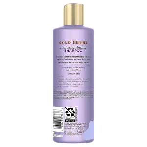Pantene Gold Series New Lengths Root Stimulating Shampoo with Apricot Oil & Green Tea, for Natural, Textured, Curly, and Coily Hair, Sulfate-Free, Paraben Free, 8.5 Fl Oz (Pack of 2)