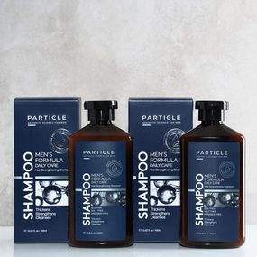 Particle Hair Growth Shampoo for Men (13.52 Oz) - for Thickening, Strengthening & Cleansing Hair - Sulfate Free & Paraben Free Hair Loss Shampoo for Men (2 Pack, 27.04 Oz)