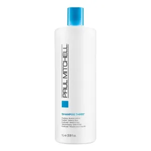 Paul Mitchell Shampoo Three, Clarifying Shampoo, Cleanses Impurities   Removes Chlorine, For All Hair Types, Great For Swimmers