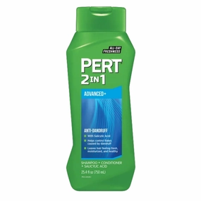 Pert Plus 2 in 1 Shampoo   Conditioner Dandruff Control 25.40 oz (Pack of 5)