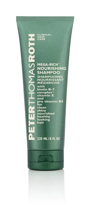 Peter Thomas Roth | Mega-Rich Nourishing Shampoo | Biotin B-7 Complex Shampoo for Clean, Shiny, Healthier-Looking Hair