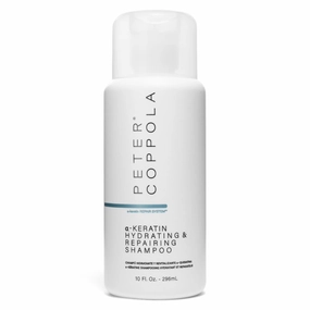 PETER COPPOLA a-Keratin Hydrating & Repairing Shampoo - Ultra-repairing & Gentle Cleansing Sulfate Free Shampoo Repairs Damaged Hair - Nourishes, Conditions, And Prevent Breakage (10 Fl Oz)