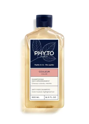 PHYTO PARIS COLOR Anti-fade Shampoo, Sulfate Free Shampoo For Color Treated Hair, Protects Color Intensity
