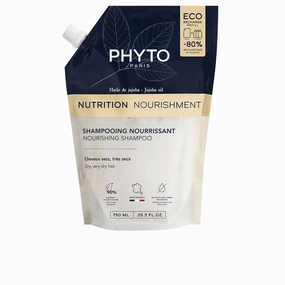 PHYTO PARIS NOURISHMENT Nourishing Shampoo with Jojoba Oil Sulfate Free for Dry Hair, Hydrating, Moisturizing Shampoo