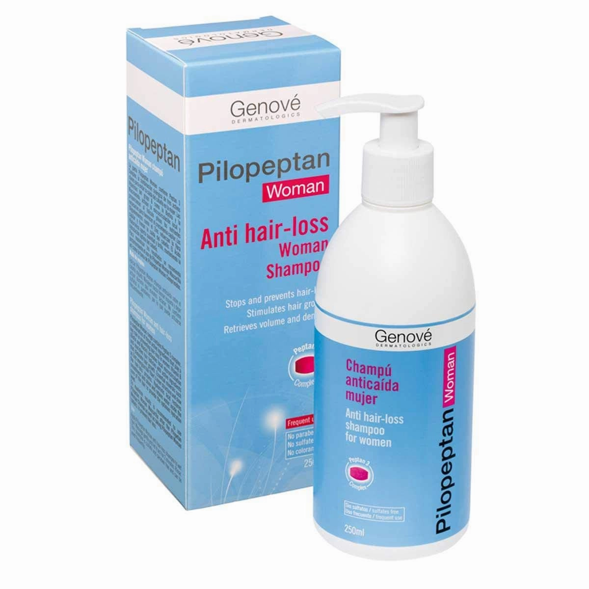Pilopeptan for Women 250ml - Hair Care - Daily Use - Hair Regrowth Treatment - Anti-Hair Loss Shampoo - Rich In Nutrients - Active And Natural Ingredients