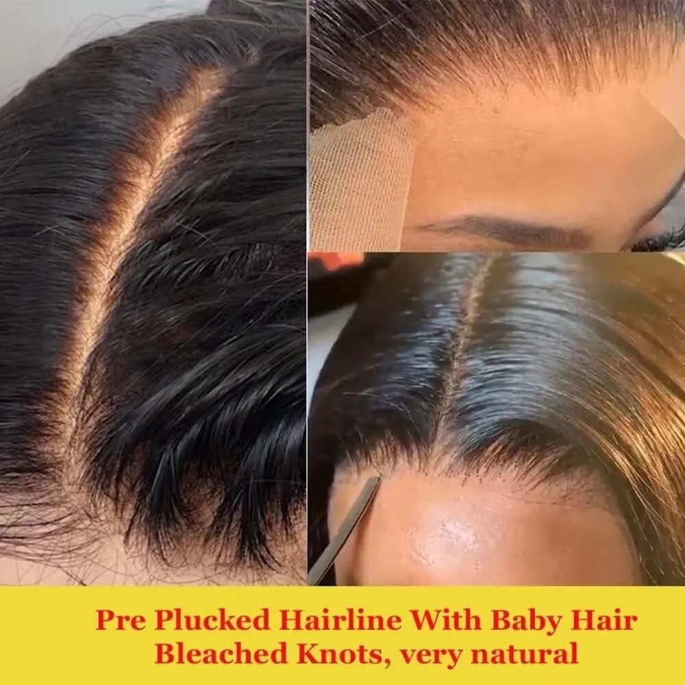 Pixie Cut Human Hair Wigs For Black Women Afro Rose Curly Funmi Glueless Wigs with Bangs Short Bouncy Curly Bob 13x4 HD Transparent Lace Front Wig 150% Density Bleached Knots 6inch