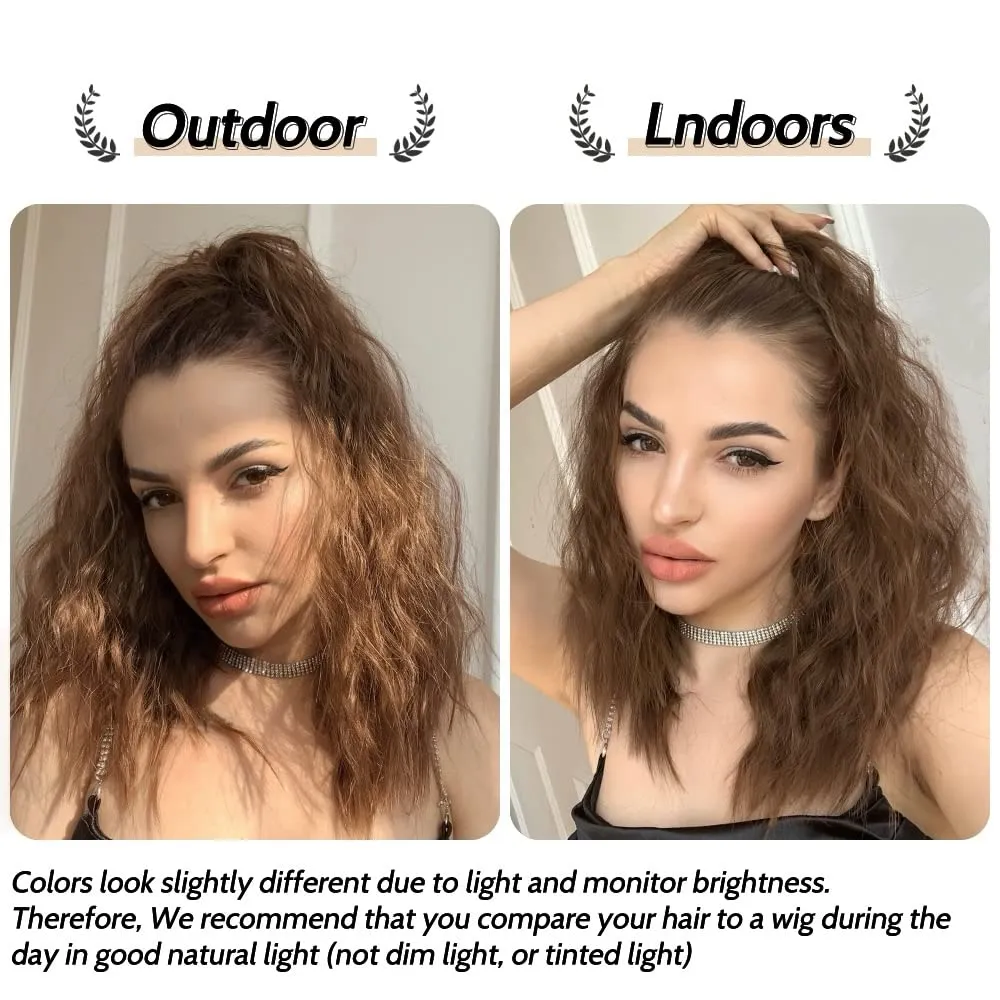 Ponytail Extension Wavy Claw Clip in Extensions 18" Long Curly Clips on Ponytails for Women Fluffy Pony Tail Fake Hair Natural Hairpieces for Wedding Party Daily Use 6 Oz Copper Brown