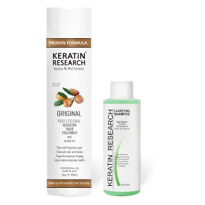 Premium Advanced Brazilian Keratin Hair Treatment Straightening Complex Blowout Keratin Professional Salon Results at home for Months Keratina Brasilera Tratamiento (10oz  4oz)