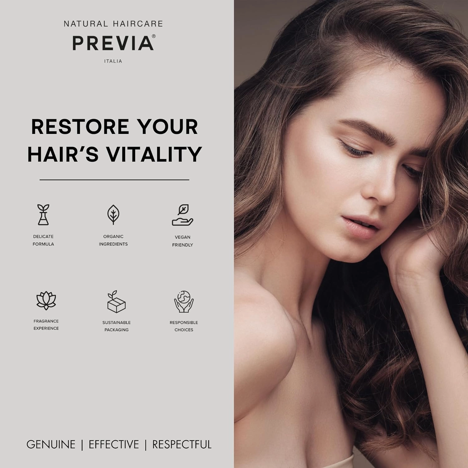 PREVIA Extra Life Dry Dandruff Cleansing Shampoo | Organic Rose, Lemon & Melissa Extracts | Reduces Dandruff, Soothes & Hydrates Scalp | Vegan, Cruelty-Free, Dermatologically Tested | 11.83 oz